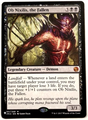 MTG Ob Nixilis, the Fallen The List - Iconic Masters 101/249 NM - Image 1 of 2