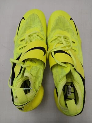 Nike Hombre Zapatos Pista Running Zapatos Talla 8.5 Amarillo Foto 1 de 4