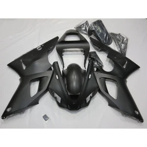 Juego de kit de carenado negro mate para Yamaha YZF R1 2000-2001, capa UV de larga duración 01 - Imagen 1 de 3