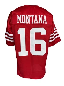 CUSTOM UNSIGNED JOE MONTANA RED JERSEY XL - Picture 1 of 1