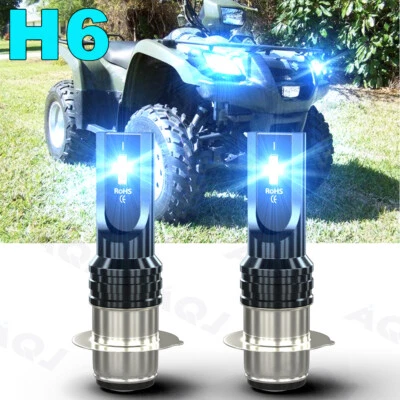 Faro LED 8000k bombillas azules para Suzuki Vinson 500 2002-2005 2006 2007 Foto 1 de 4