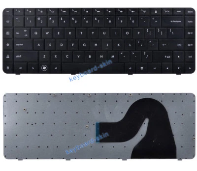 New Keyboard for HP G62 Compaq Presario CQ62 CQ56 CQ56-104ca CQ56-124ca BLACK US - Image 1 of 4