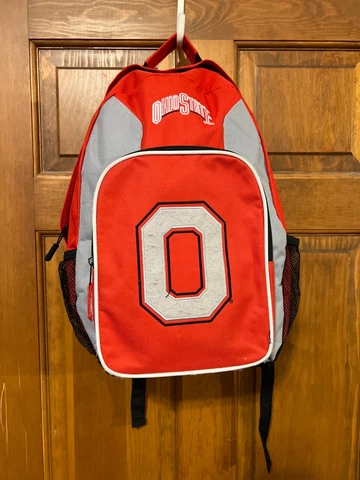 Ohio State Buckeyes Backpack Book Bag Collegiate Licensed Product 18" x 12" x 8" Cover