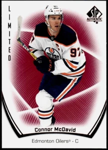 Connor McDavid Limited Red 2021-22 SP Authentic #1 NHL Card Edmonton Oilers - Picture 1 of 1