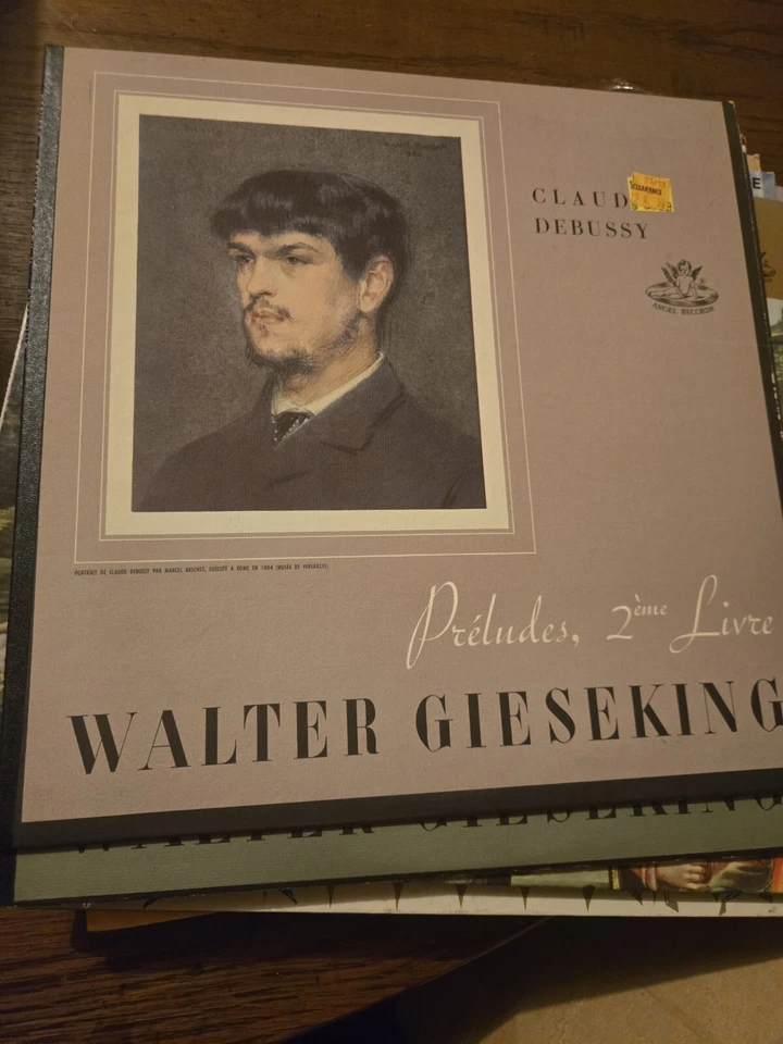 WALTER GIESEKING - DEBUSSY etudes, d'un cahier d'esquisses COLUMBIA FCX483 LP  - Image 1 of 1