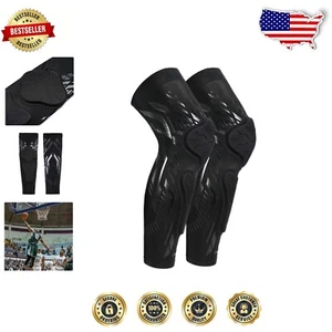 Non-Slip Silicone Knee Pad & Shin Guard - Quick-Drying for Basketball & More - Picture 1 of 7