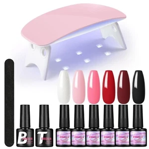 COSCELIA Nagellackset mit UV-Lampe 6 Stück à 7 ml UV-Gel - Bild 1 von 1