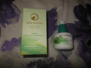 HOLIFROG SKINCARE HALO REFINING EVENING SERUM AHA + BHA 1 OZ NEW IN BOX EXP 9/27 - Picture 1 of 6