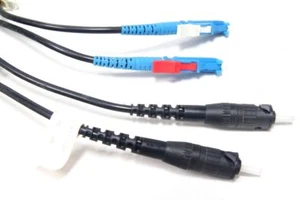 3m Optic Fiber Cable 2x HST-MO.45 + E-2116.6 50/125UM Glasfaserkabel LWL-Kabel - Bild 1 von 1