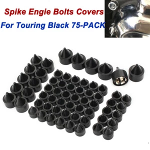 75PCS Spike Engine Bolt Caps Covers For Harley Touring Road Street Glide 2007-16 - Picture 1 of 7
