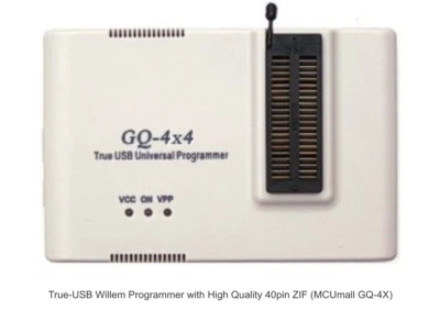 GQ PRG-1116 GQ-4X V4 (GQ-4X4) Programmer + ADP-058 BIOS Adapters Support W25Q256 - Image 1 of 3