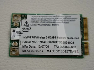 Samsung NP-R55 Intel WM3945ABG PCIE WLAN Wifi Modul Module - Bild 1 von 2