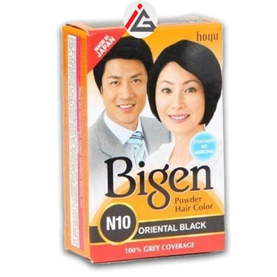 Hoyu - Bigen Powder Hair Color N10 (Oriental Black) - 6 gm