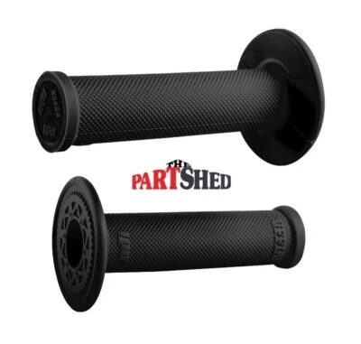 New ODI MX Single-Ply No Waffle Grips Dirtbike Black Ruffian 7/8" - Image 1 of 4