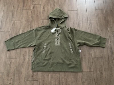 Женская толстовка с капюшоном большого размера Ralph Lauren Polo Цвет зеленый Размер XS/S - Изображение 1 из 4