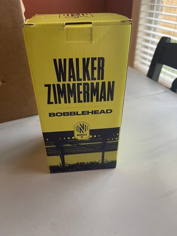 2023 Walker Zimmerman Limited Edition Bobblehead NASHVILLE SC 1st Bobblehead Cover