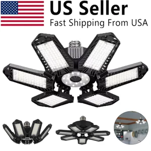 178 LED Garage Light Super Bright Work Shop Ceiling Light Deformable Bulb USA - Picture 1 of 13