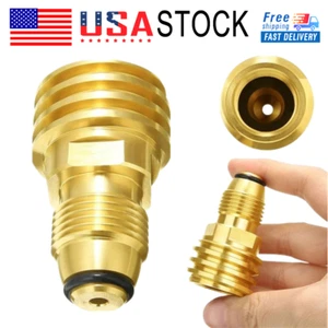 Propane Tank Refill Adapter Converts POL Tank Valve to QCC1/Type1 Regualtor - Picture 1 of 12