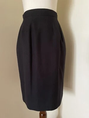 Falda lápiz negra KAREN SCOTT con bolsillos, talla 6P Foto 1 de 4