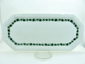 Rosenthal Maria grüne Ranke: Stollenplatte - ca. 36,5 cm x 16,3 cm - Bild 1 von 3