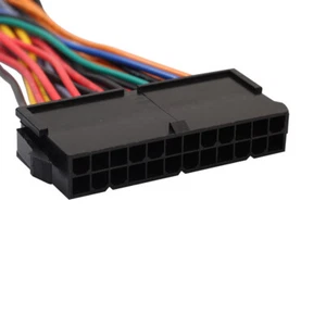 ATX PSU Standard Female 24Pin to Mini 24P Male Internal Power Cable for DELL PC - Afbeelding 1 van 5