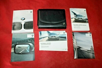Conjunto de livro operacional manual do proprietário fabricante BMW F10 550I 535I 528I 2011-2013 - Imagem 1 de 4