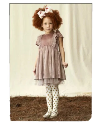 Matilda Jane Just Imagine Kori Girls Wide Ribbed Dress Size 10 NWT - Image 1 of 4