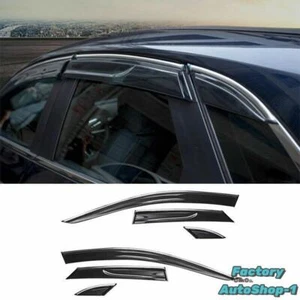 For mazda CX-30 2020-2022 Black Window Visor Vent Sun Shade Rain Shield Guard - Picture 1 of 7