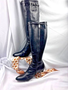 Ralph Lauren Vintage Knee High Riding Boots Size 10 - Picture 1 of 13