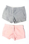 J Crew Womens Low Rise Chino Dress Shorts Pink Gray Size 0 Lot 2