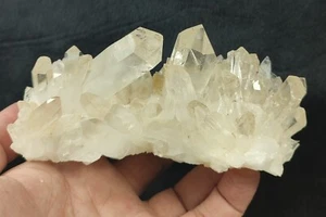 3 pz bellissimo lotto grappolo cristalli di quarzo trasparente dal Baluchistan/Pakistan - Foto 1 di 11