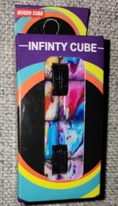 2 PACK Kids Sensory Infinity Cube Fidget Toy Stress Relief Game Autism Anxiety - Picture 1 of 2