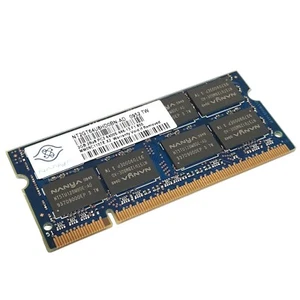 Nanya NT2GT64U8HD0BN-AD (2GB DDR2 PC2-6400S 800MHz SO DIMM 200-pin) RAM Module - Picture 1 of 8