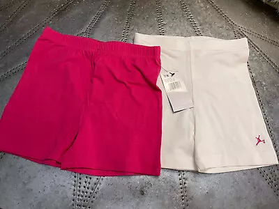 Girls Two Under-Skirt Modesty Shorts - Pink and White NWT — 第 1/3 张图片