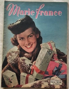 MARIE-FRANCE n° 111 du 1 Janvier 1947 ancienne revue mode couture pour femme - Imagen 1 de 3