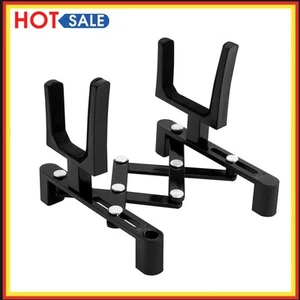 Wood Violin Stand Portable Folding Guitar Instruments Rack (Black) - Afbeelding 1 van 10