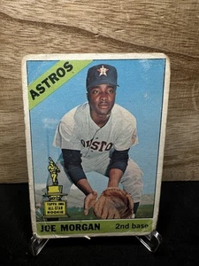 1966 Topps Baseball Joe Morgan All Star Rookie Cup Houston Astros Card #195 (4) - Picture 1 of 2