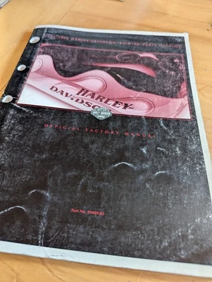 Catálogo de piezas pintadas Harley Davidson oficial de fábrica 1989-02 99489-02 Foto 1 de 4