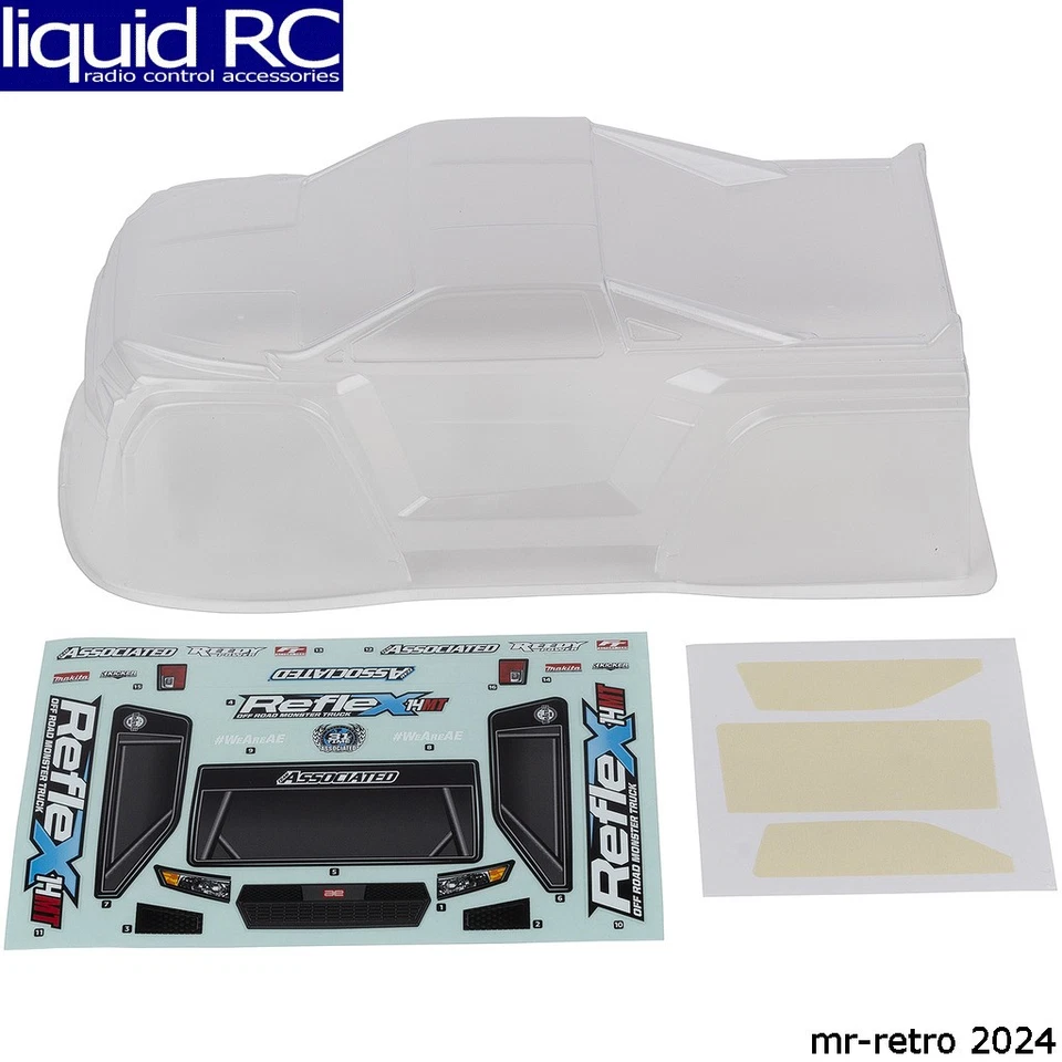 Associated 21622 Reflex 14MT Body Set clear - Image 1 of 1