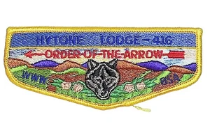 Hytone Lodge 416 Appalachian Council WV S5 pb Mrg1993 Flap DYL Bdr - Picture 1 of 2