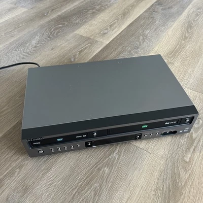 Go Video DV2130 VCR DVD Combo Player 4 HEAD Hi-Fi VHS with GE remote TESTED - Image 1 of 4