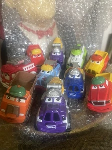 Lot 10 Tonka Tiny Micro Machine Plastic Mini Construction & Rescue Vehicles - Picture 1 of 3