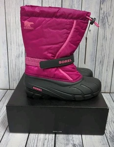 Sorel Youth Flurry Older Girls Snow Winter Boots Insulated Water Resistant UK 6 - Imagen 1 de 9