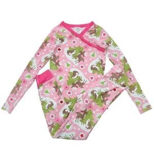 Hanna Andersson Winter Deer and Penguin Pajama Set Size 8 - Picture 1 of 6