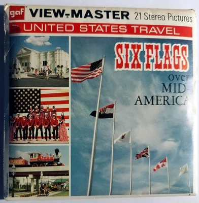 3 carretes View Master Six Flags over Mid-America St Louis Missouri A458 GAF Foto 1 de 4