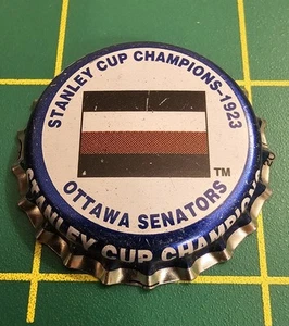 Tappo bottiglia souvenir vintage Ottawa Senators Stanley Cup Champions B25 - Foto 1 di 2