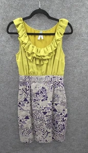 Maeve Anthropologie Seide Bleistiftkleid Damen 2 Taschen ärmellos mehrfarbig - Bild 1 von 17