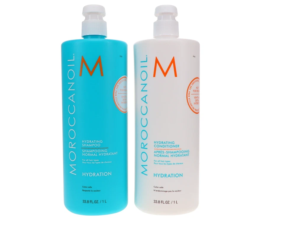 Champú hidratante Moroccanoil 33,8 oz y acondicionador hidratante 33,8 oz paquete combinado - Imagen 1 de 1