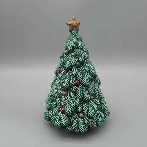 Vintage Keramik Weihnachtsbaum Duft Perlen Halter Hergestellt in Brasilien 9" - Bild 1 von 9