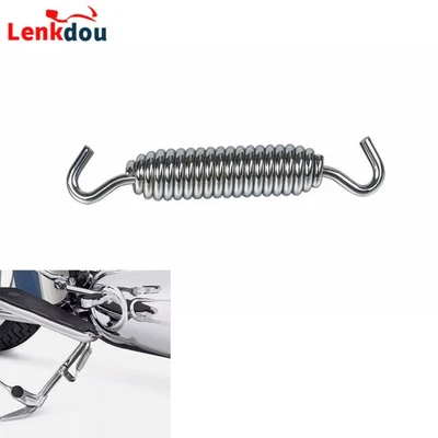 1X Chrome Kickstand Spring Stand For Harley Road King Softail Dyna Sportster 883 - Image 1 of 4
